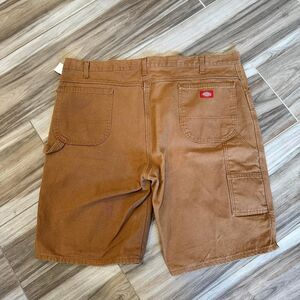 Dickies Men's Tan and Brown Carpenter Work Shorts
